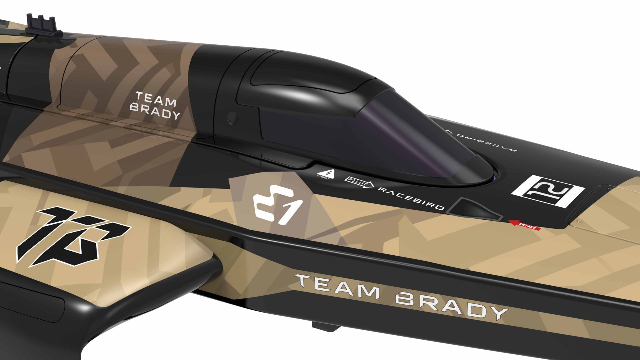 Joysway E1 Racebird Hydrofoil Boat Team Brady 1/14 Rennboot RTR 8608BRADY - Abbildung 2