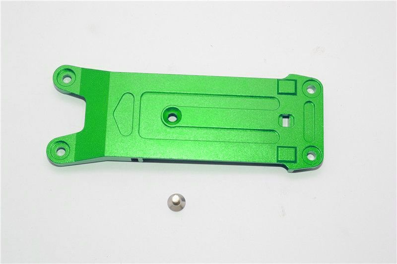 GPM Alu Querlenkerhalteplatte hinten grün Traxxas X-MAXX