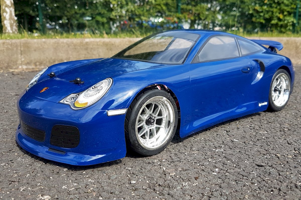 HPI Porsche 911 Turbo Karosserie klar 255WB (200mm) 7435