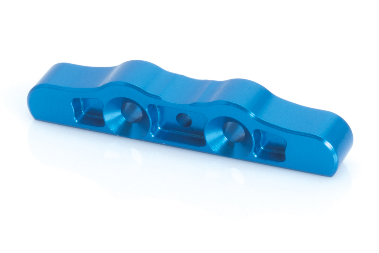 LRP Vorderer Aluminium Schwingenhalter hinten - S8 Rebel 133506