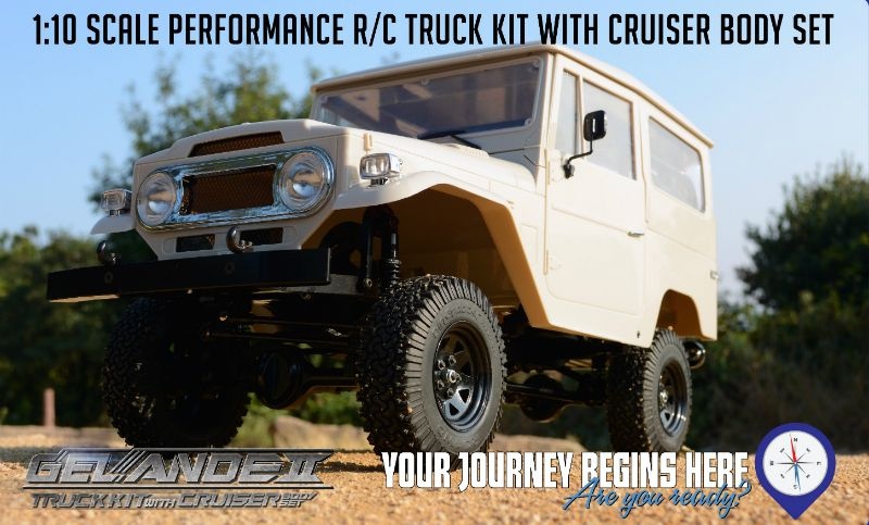 RC4WD Gelände II Truck Kit w/Cruiser Body Set Z-K0051