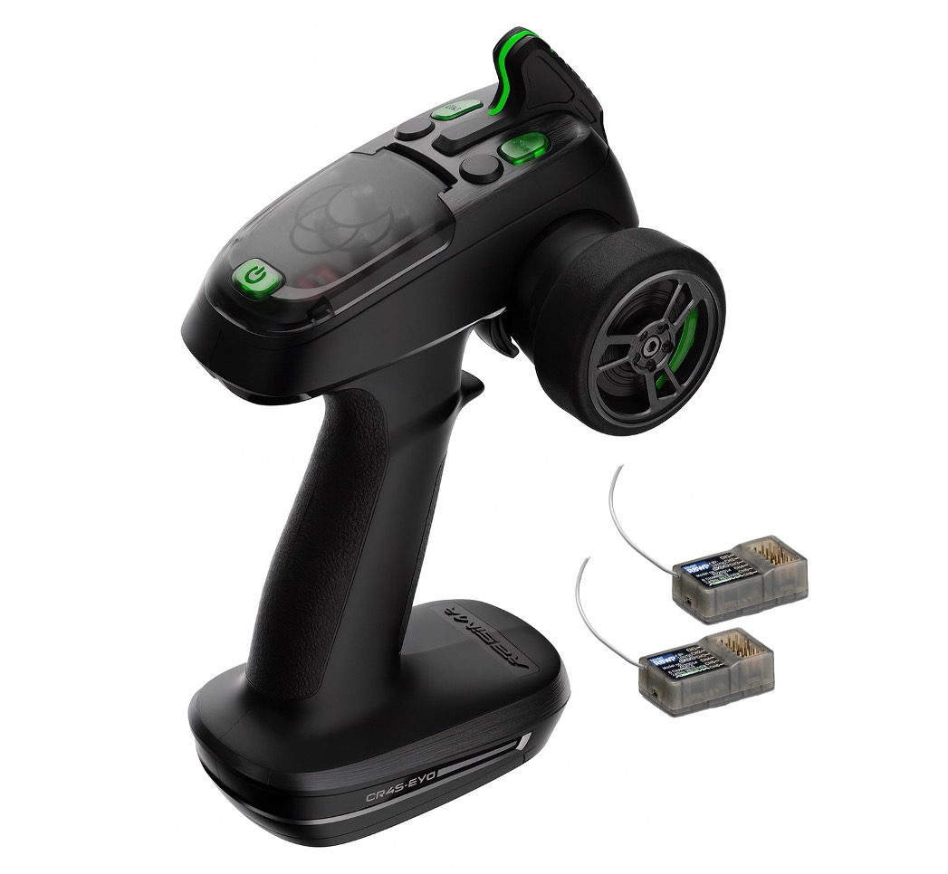 Absima 4-Kanal Fernsteuerungs CR4S-EVO 2.4GHz incl. 2 Empfänger 2000110 - Abbildung 1