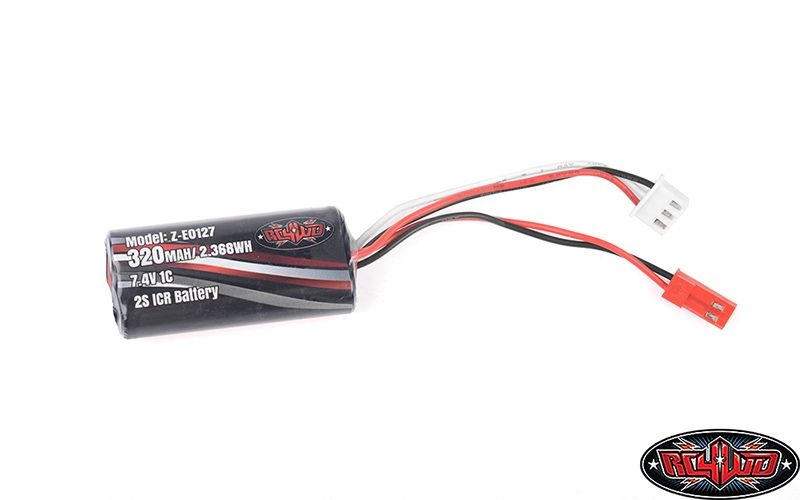 RC4WD 7.4V 320mAh Lithium Ion Battery W/ Balance Plug Z-E0127
