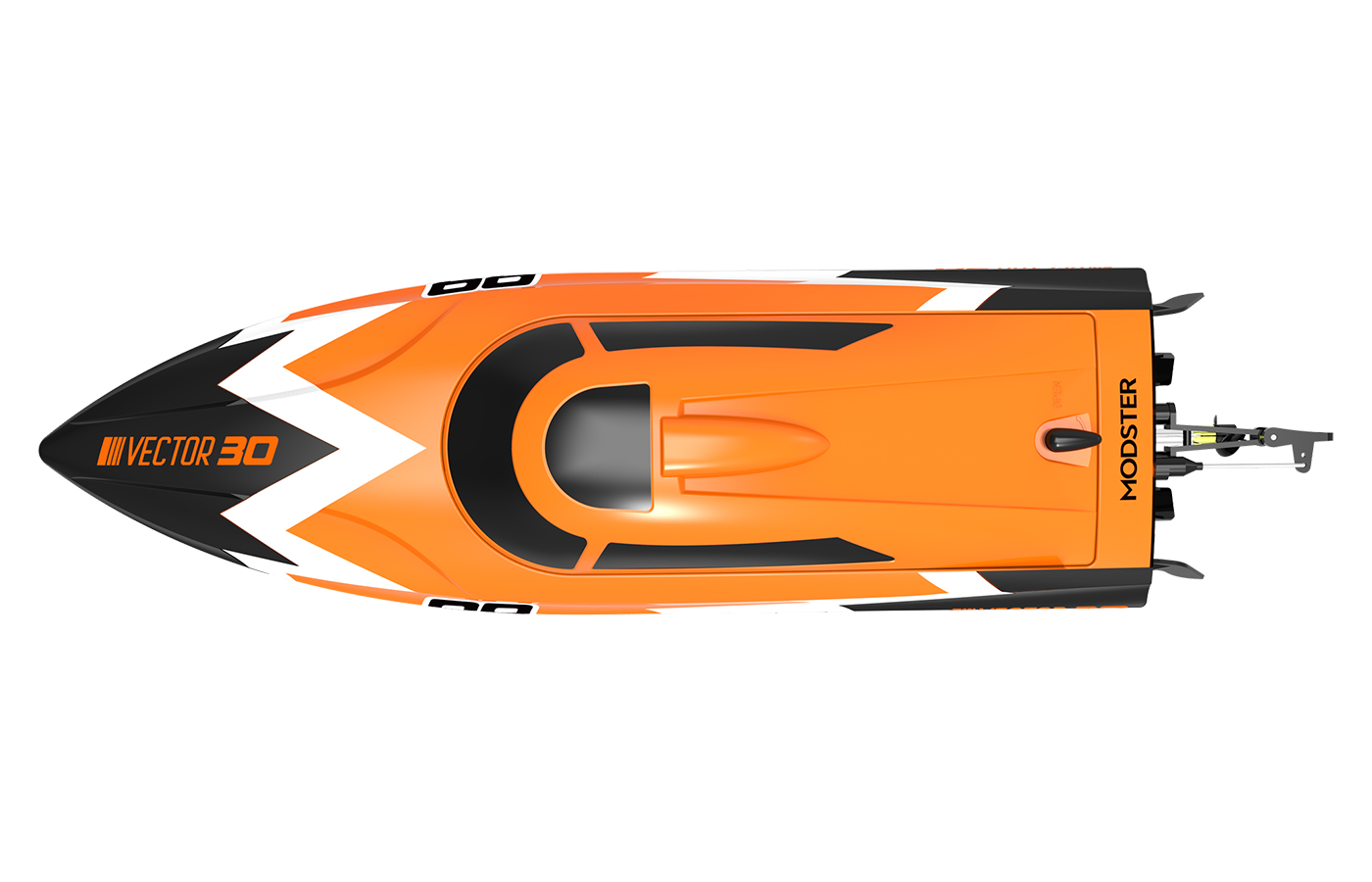 Modster Vector SR30 Rennboot Elektro Brushed 2S RTR orange MD10015
