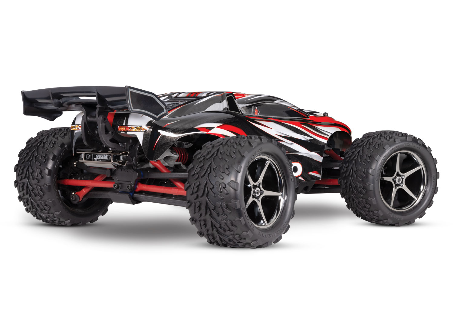 Traxxas E-Revo 4x4 Rot RTR 1/16 Brushed +Akku & USB-C Lader 71054-8 - Abbildung 2