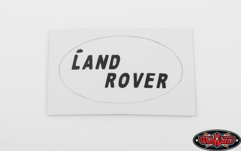 RC4WD VVV-C0651 Rear Logo Decal for JS Scale 1/10 Range Rover Classic Body