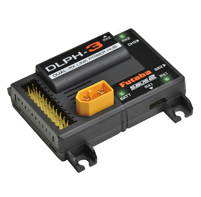 Futaba DLPH-3 Dual RX Link Power Hub FP05102759-3