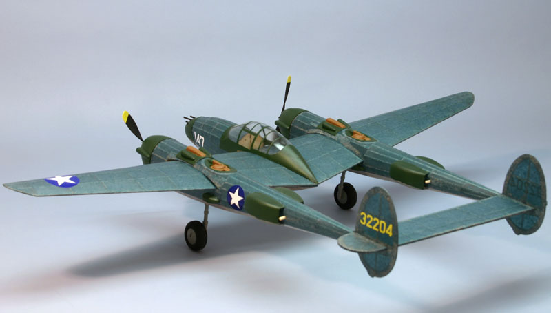 Dumas P-38 Lightning (F & M) Balsabausatz 324