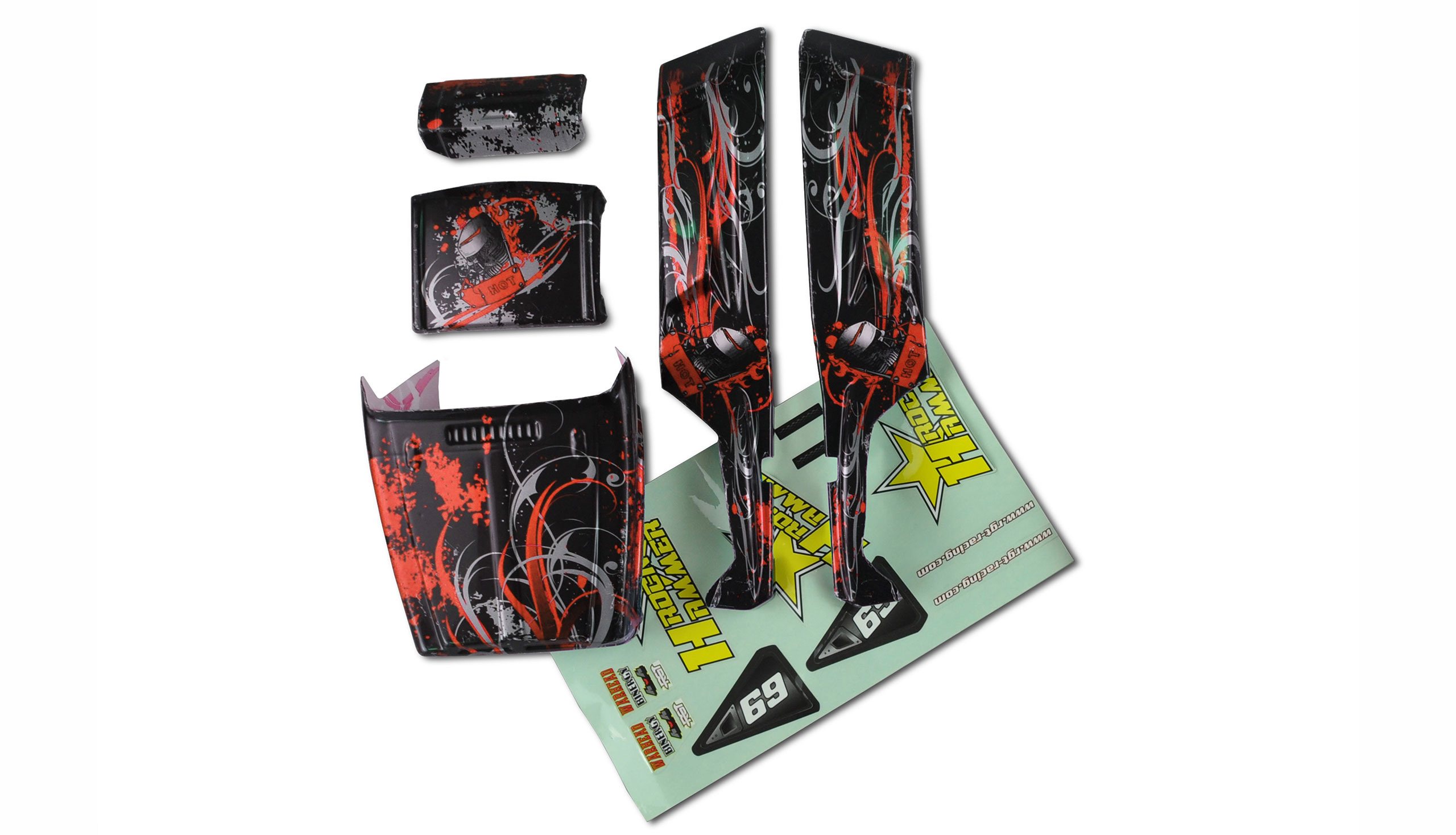 Amewi Karosserie rot RockHammer 13660