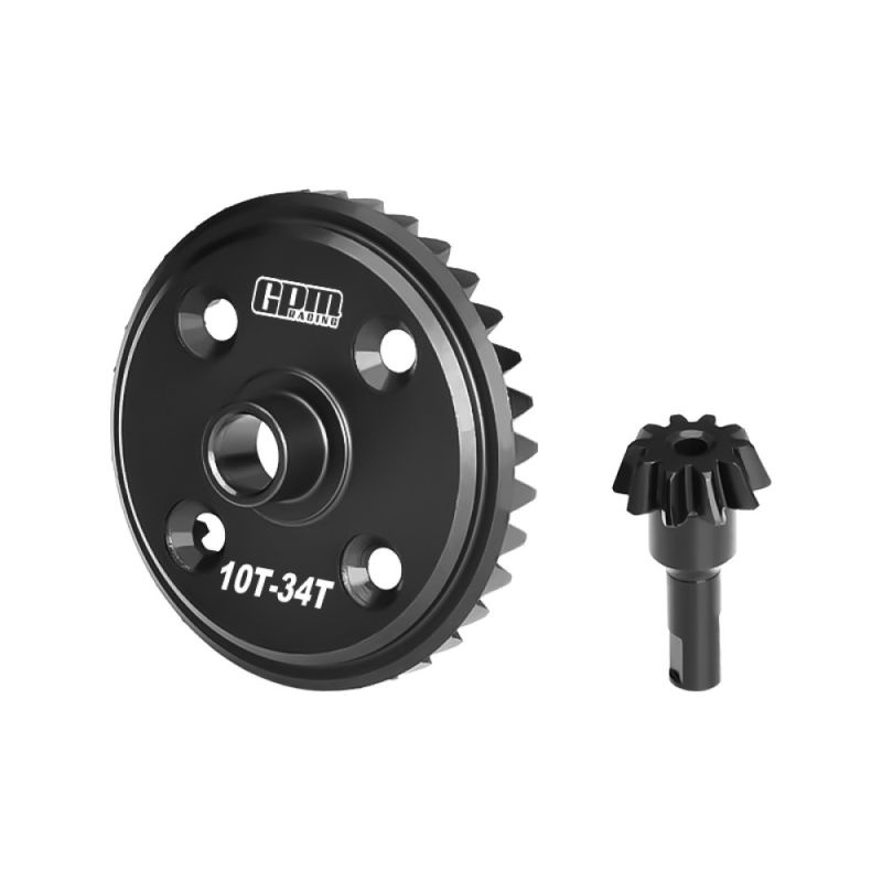 GPM 20CrMnTi Stahl Spiral Haupt-Diff Zahnrad & Triebling-Set ARRMA 1/8 Kraton, Outcast, Notorius, Talion 6 MKV61034TSBK