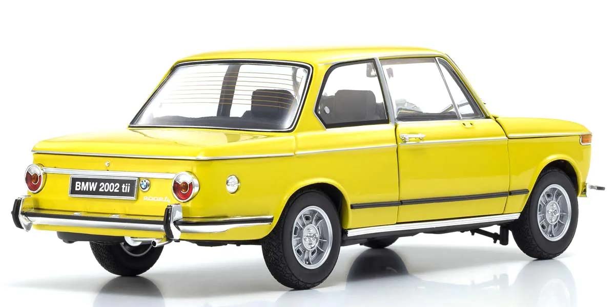 Kyosho 1:18 BMW 2002 Tii 1972 Gelb 08543GF