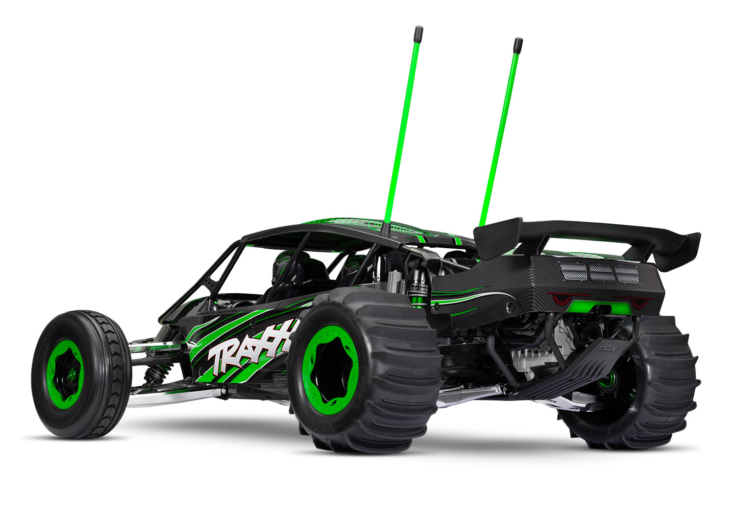 Traxxas FUNCO RWD 8S VXL 1/6 Sand Car Grün RTR Brushless o. Akku & Lader 109076-4 - Abbildung 2