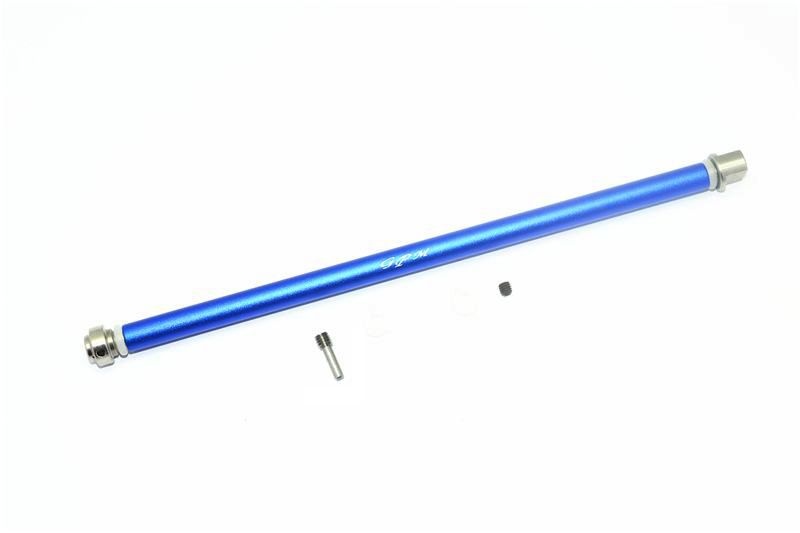 GPM Alu Zentralkardanwelle blau Traxxas Rustler 4x4