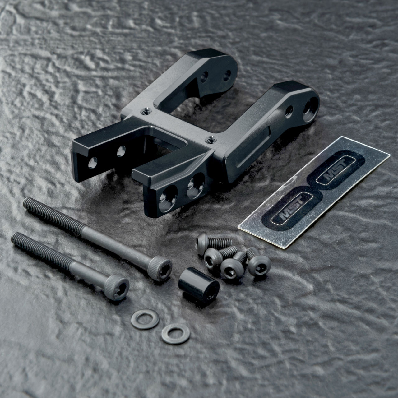 MST-Racing RMX 2.0 alum. integrated upper deck connecter (Black) 210640BK