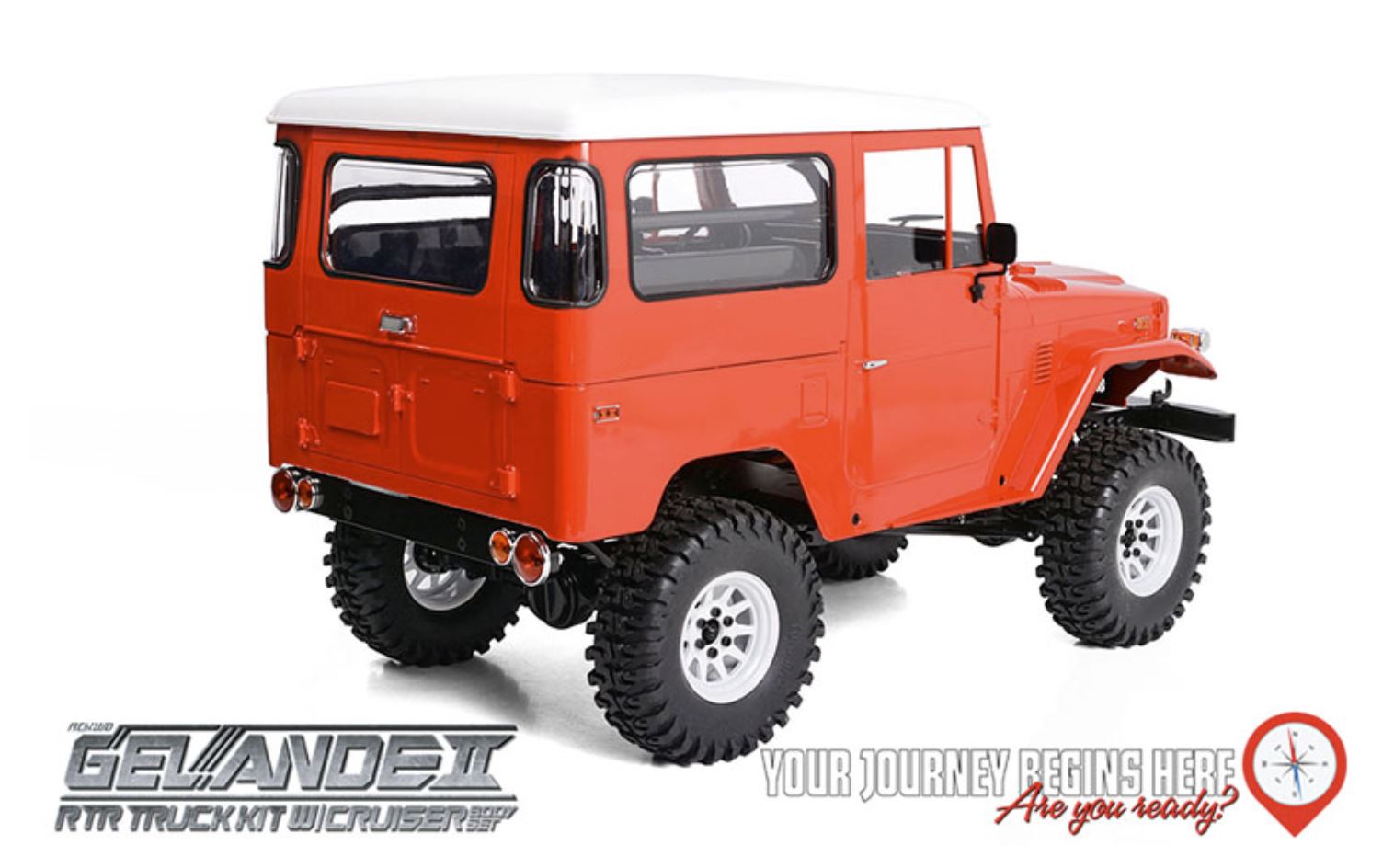 RC4WD Gelande II RTR mit Truck Cruiser Karosserie Z-RTR0047