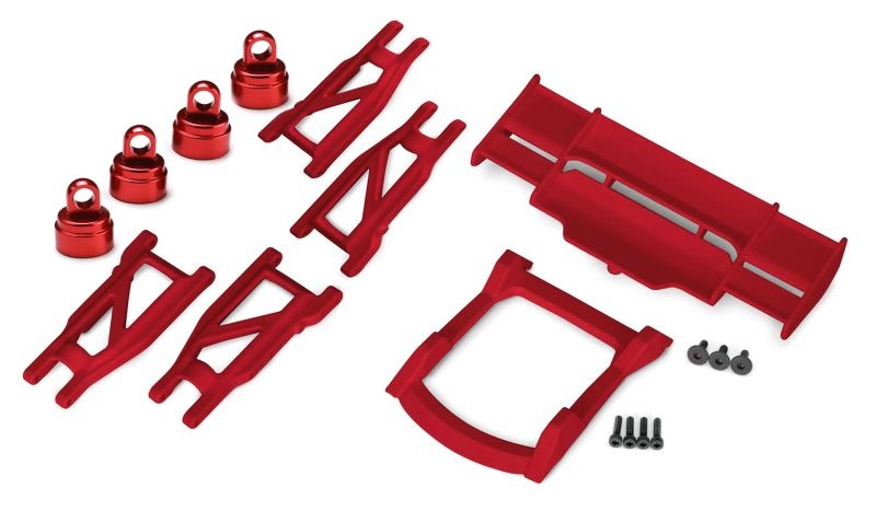 Traxxas 67-UPG-SET-R TRX Rustler 4x4 Upgrade Set rot