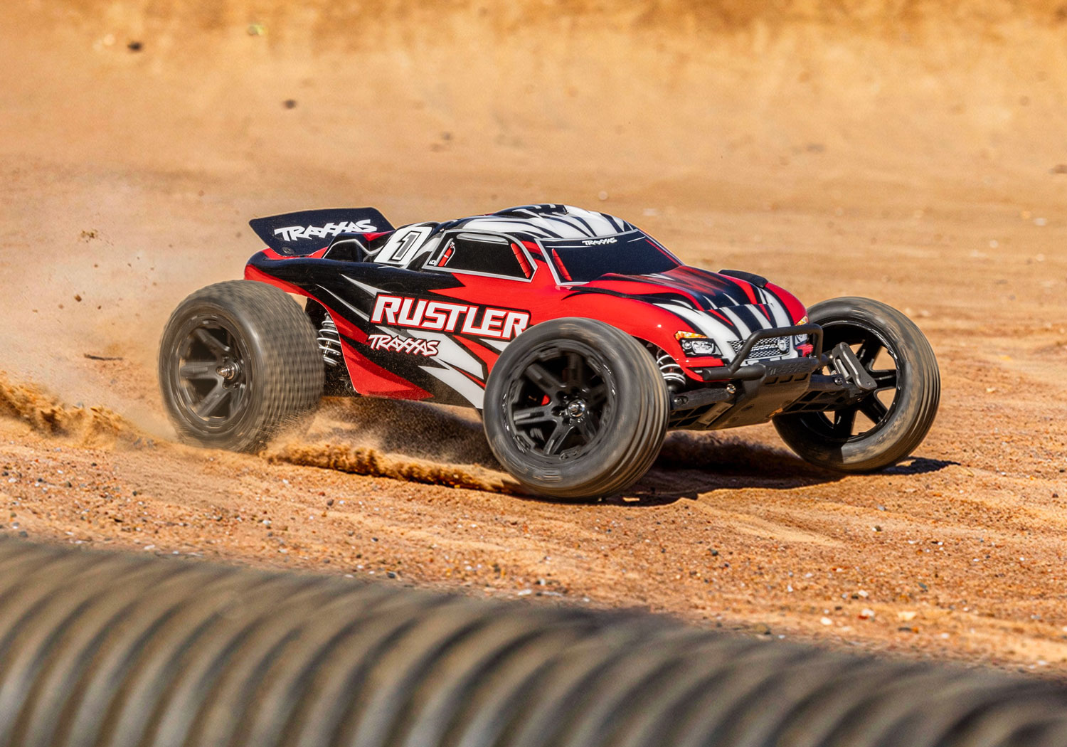 Traxxas Rustler 1/10 2WD Stadium-Truck RotX RTR HD/Clipless mit Akku & USB-Lader 37254-8 - Abbildung 9