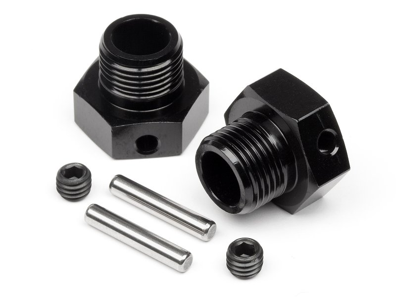 HPI Radmitnehmer 17mm / 6.7mm (2St/Schwarz) 67804