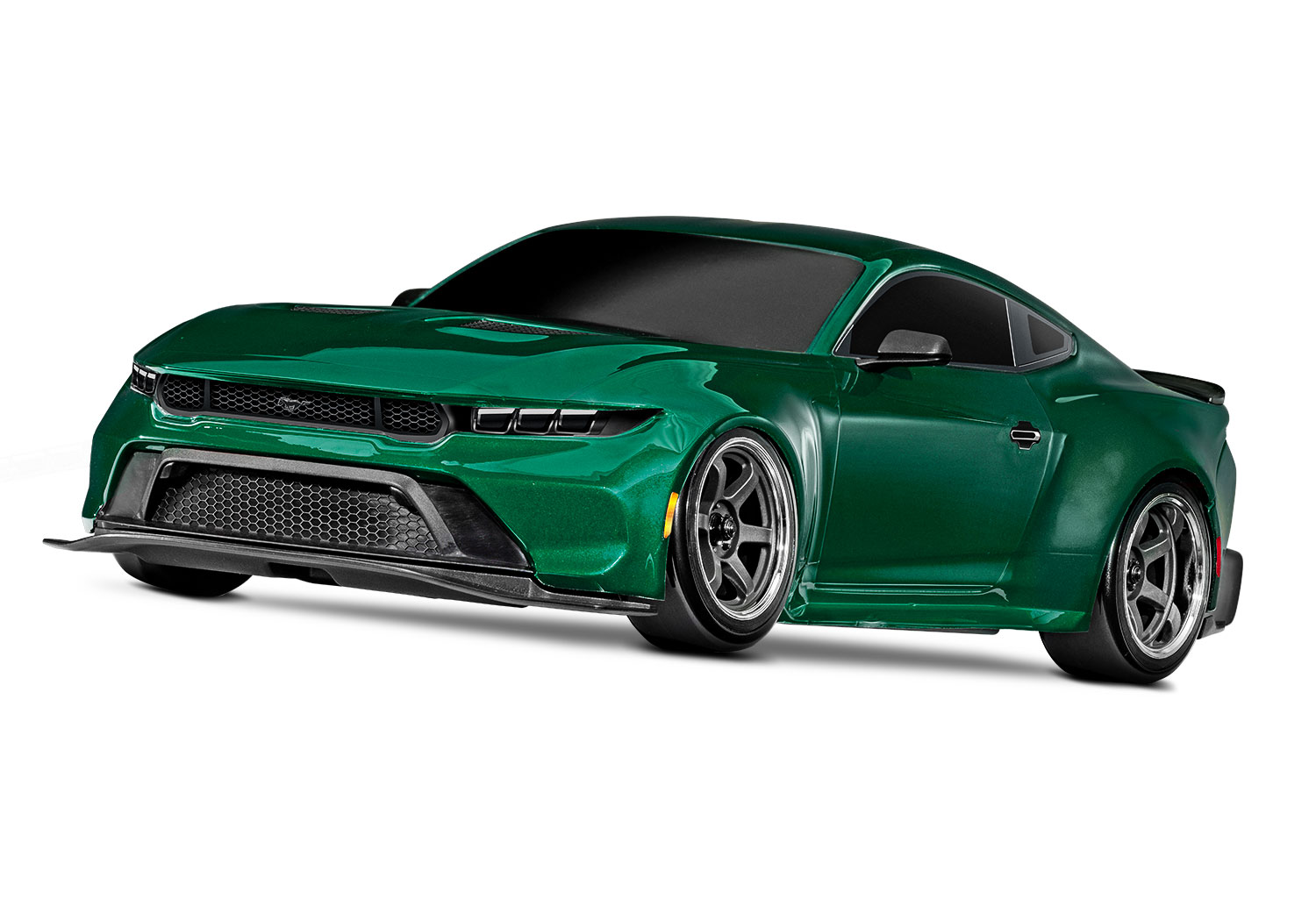 Traxxas 4-TEC Ford Mustang grün 1/10 Drift RTR Brushed ohne Akku und Ladegerät 105237-4-GRN - Abbildung 1