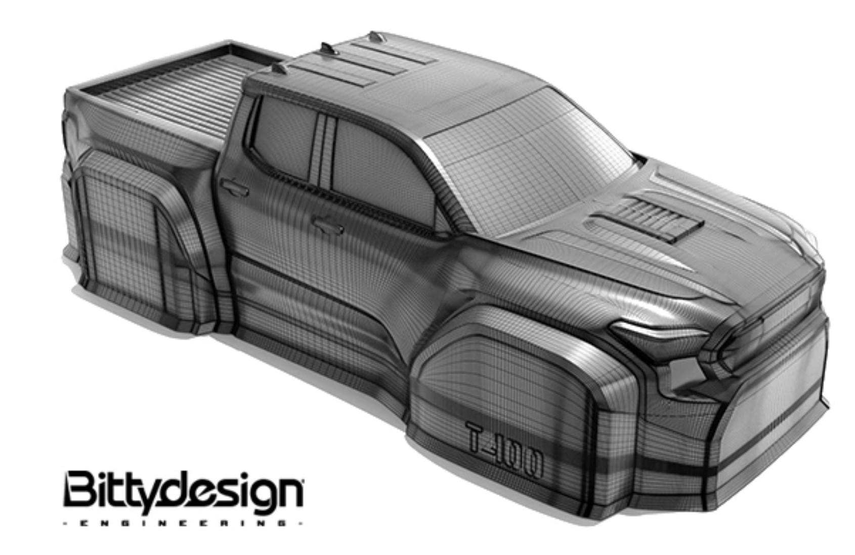 Bittydesign T-400 1/18 Traxxas TRX-4M Karosserie klar Pre-cut BDTRX-18T400 - Abbildung 3