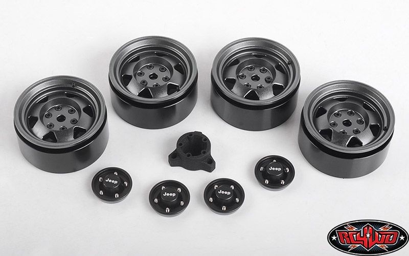 RC4WD OEM XJ 1.9 Beadlock Wheels (Gunmetal) VVV-C0850