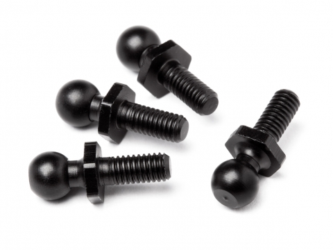 HPI Kugelkopf 4.7X14mm (schwarz/4St) 106634