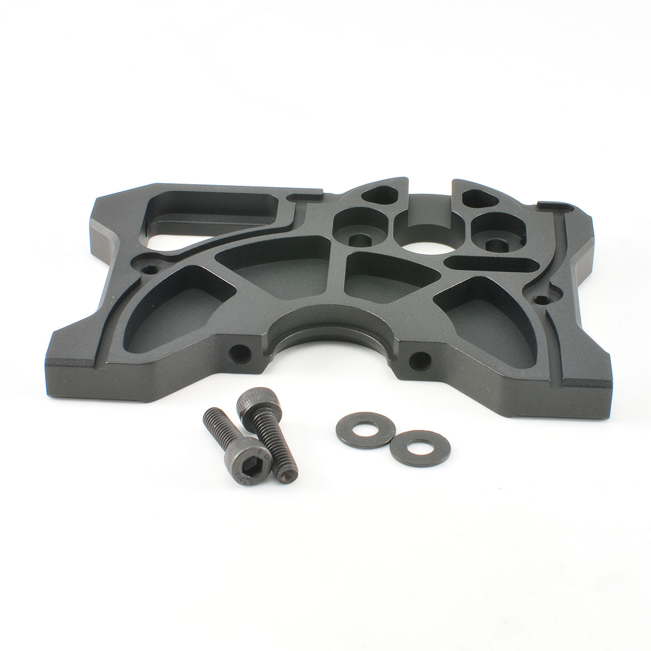 GS332A Motor Halteplatte CNC gefräst mit M4 Schrauben