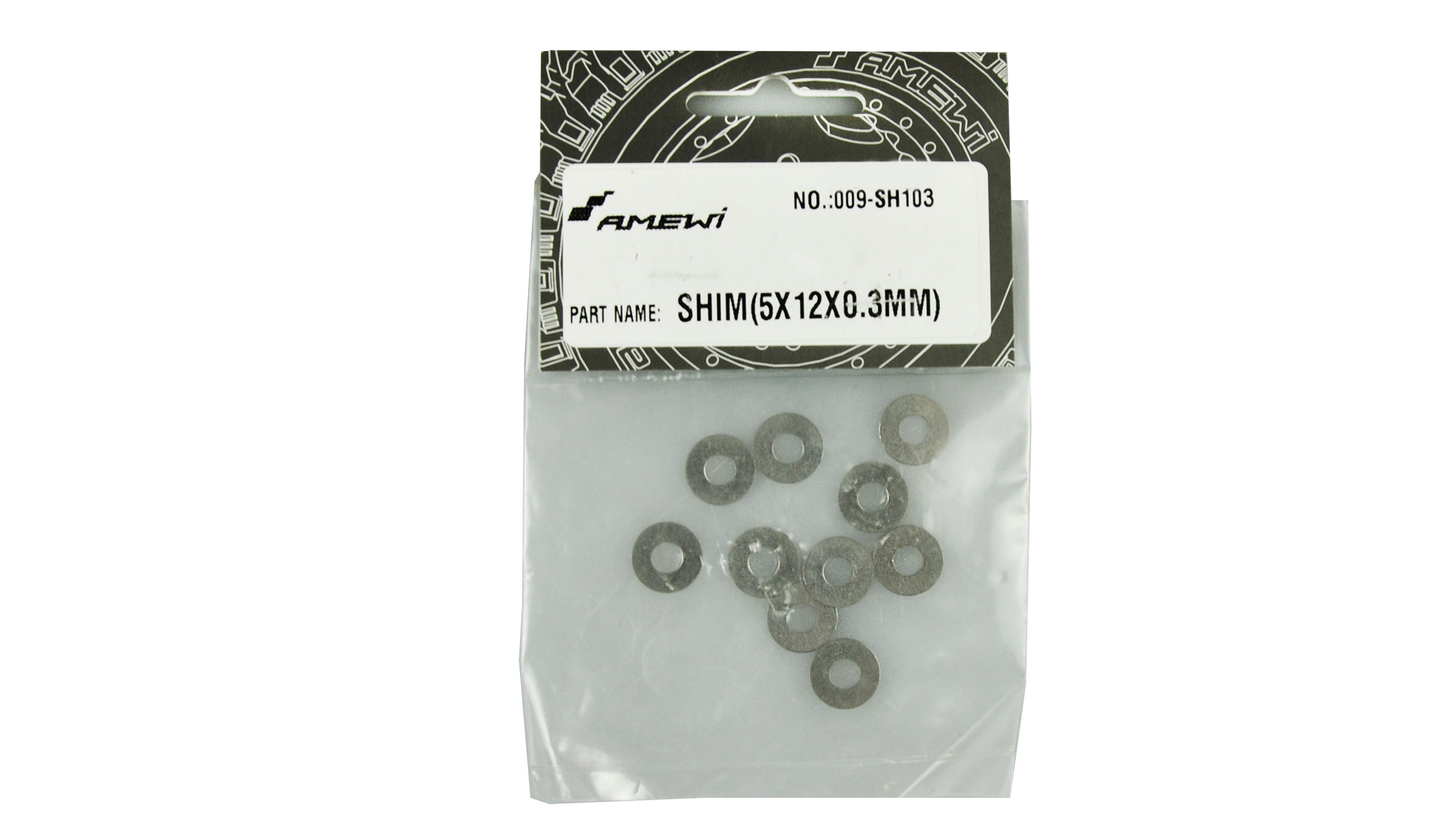 Amewi SHIM(5X12X0.3MM) 10pcs EVO-X 6000 SH103 SH103