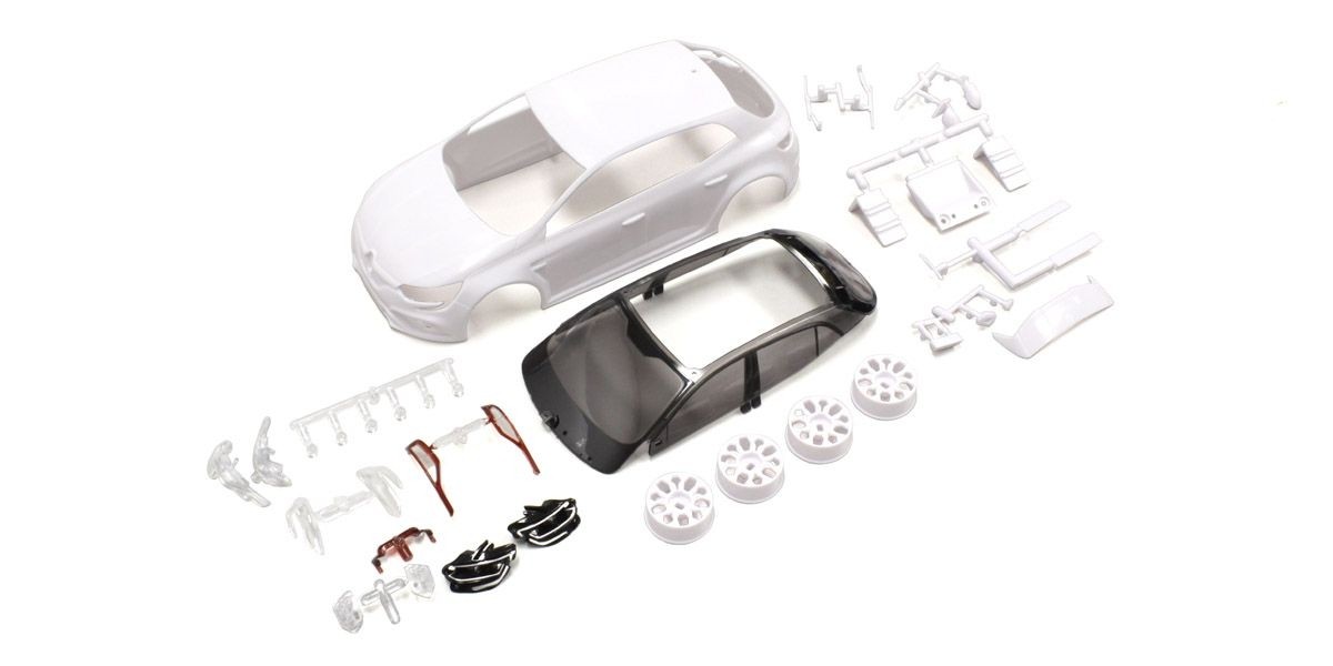 Kyosho KAROSSERIE Mini-Z RENAULT MEGANE RS + FELGEN 4WD O. L. MZN187