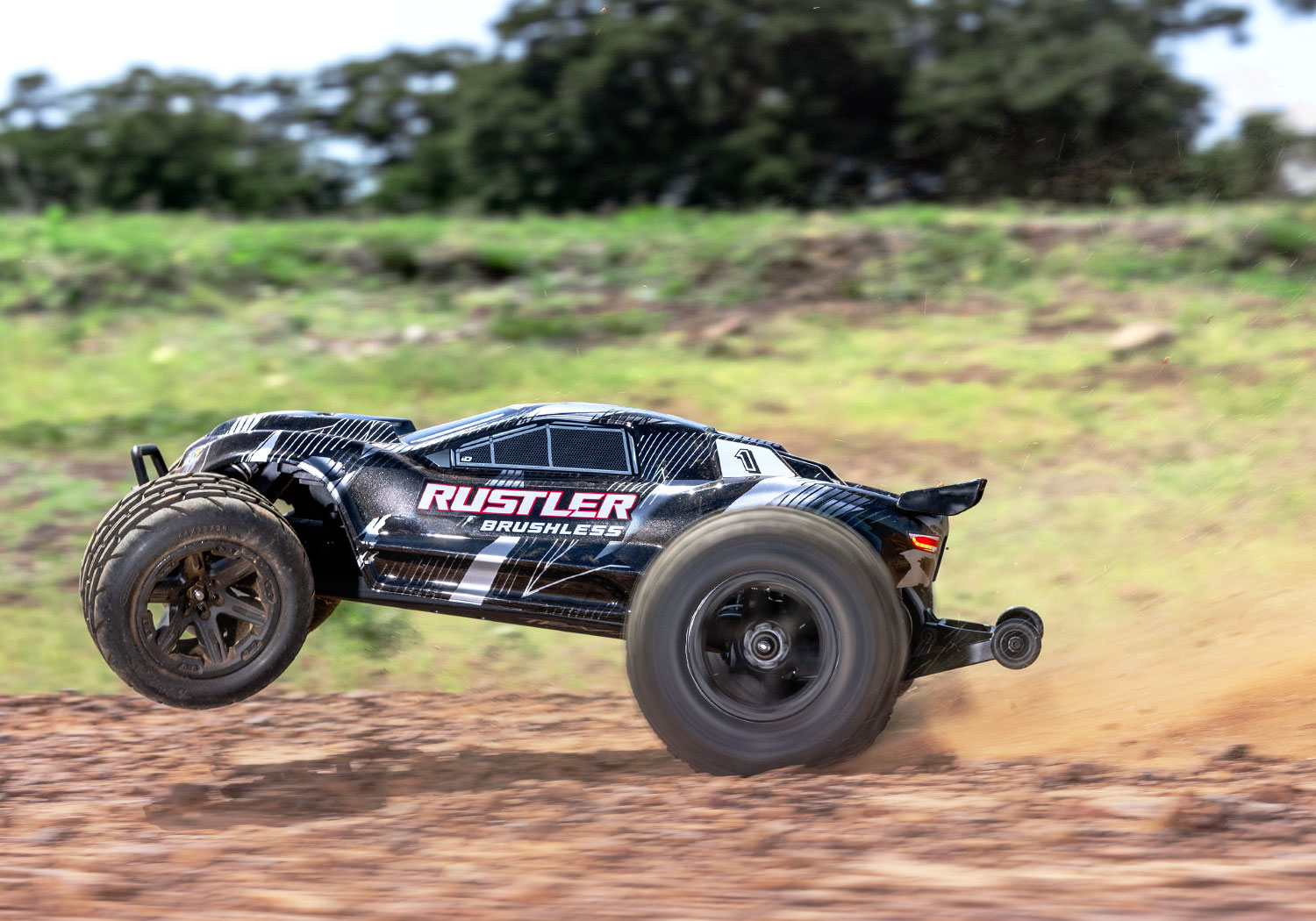 Traxxas Rustler 2WD VX3 Brushless Stadium Truck 1/10 Schwarz 37454-4 - Abbildung 10