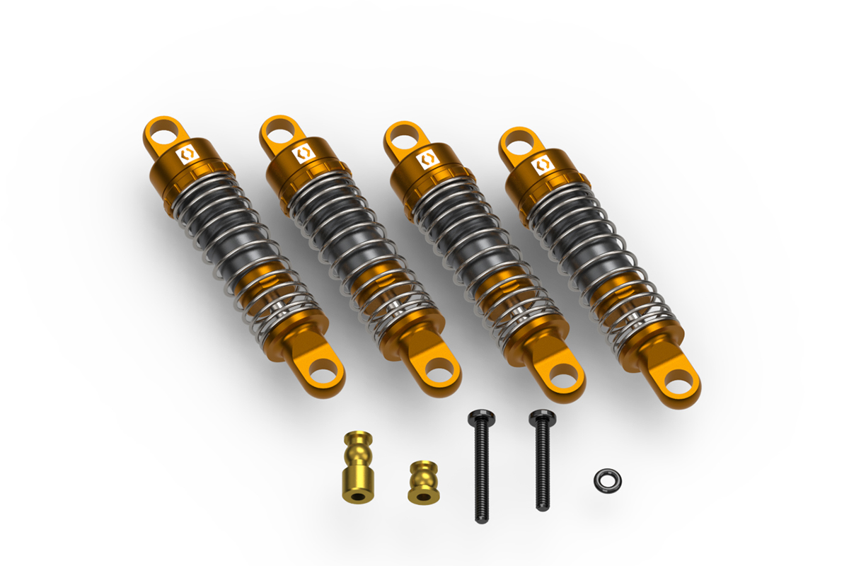 HPI Aluminum Stoßdämpfer Set Öl befüllt (4St.) 161150