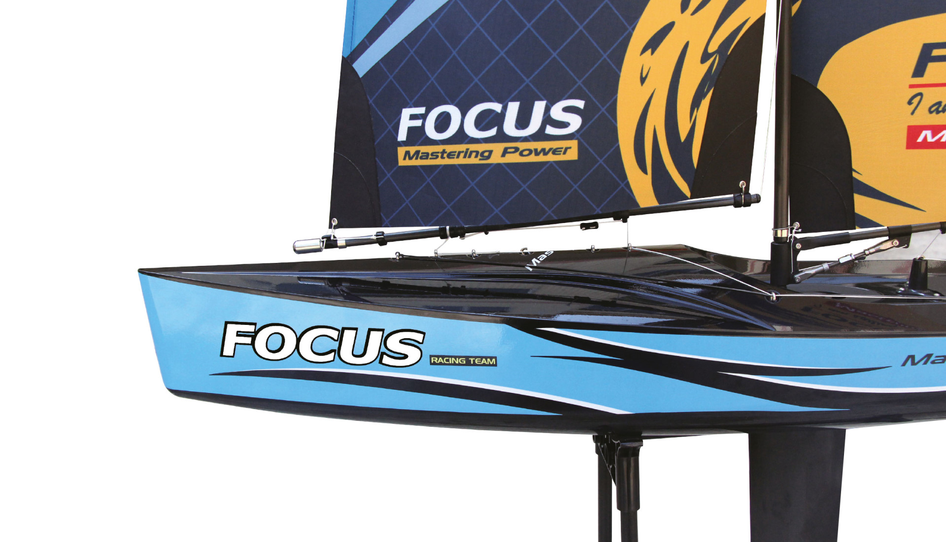 Joysway Focus III Racing Segelyacht 100cm 2,4GHz RTR blau 26099 - Abbildung 3