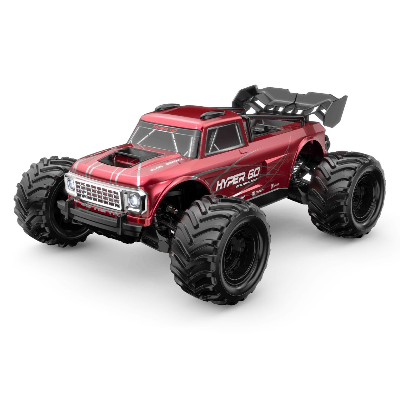 MJX Hyper GO Truck 1/10 Brushless 4WD RTR Rot 10210R - Abbildung 1