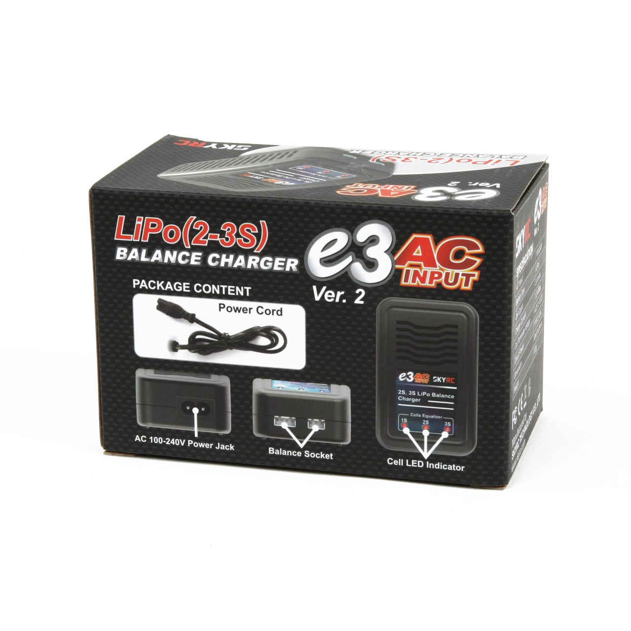 SkyRC e3 Ladegerät LiPo 2-3s 1,2A SK-100081