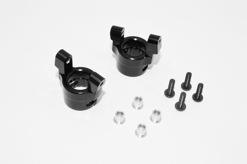 GPM Alu C-Hub vorn schwarz Axial Wraith