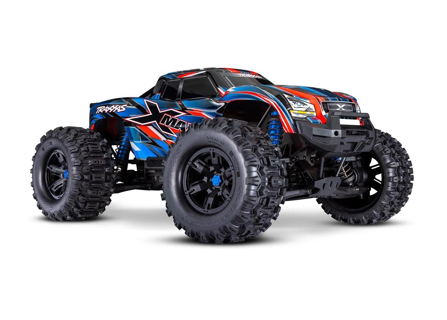 Traxxas X-Maxx 8S Blau Belted RTR Brushless Monster Truck 77096-4 - Abbildung 1