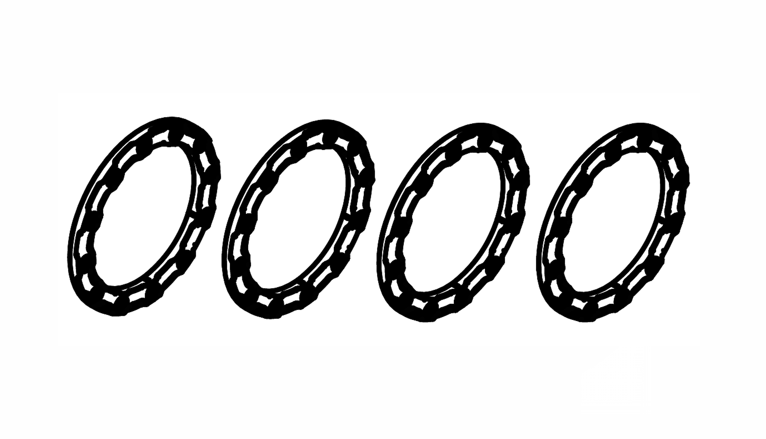 Amewi Felgenringe Chrom, 4 Stück 17223138