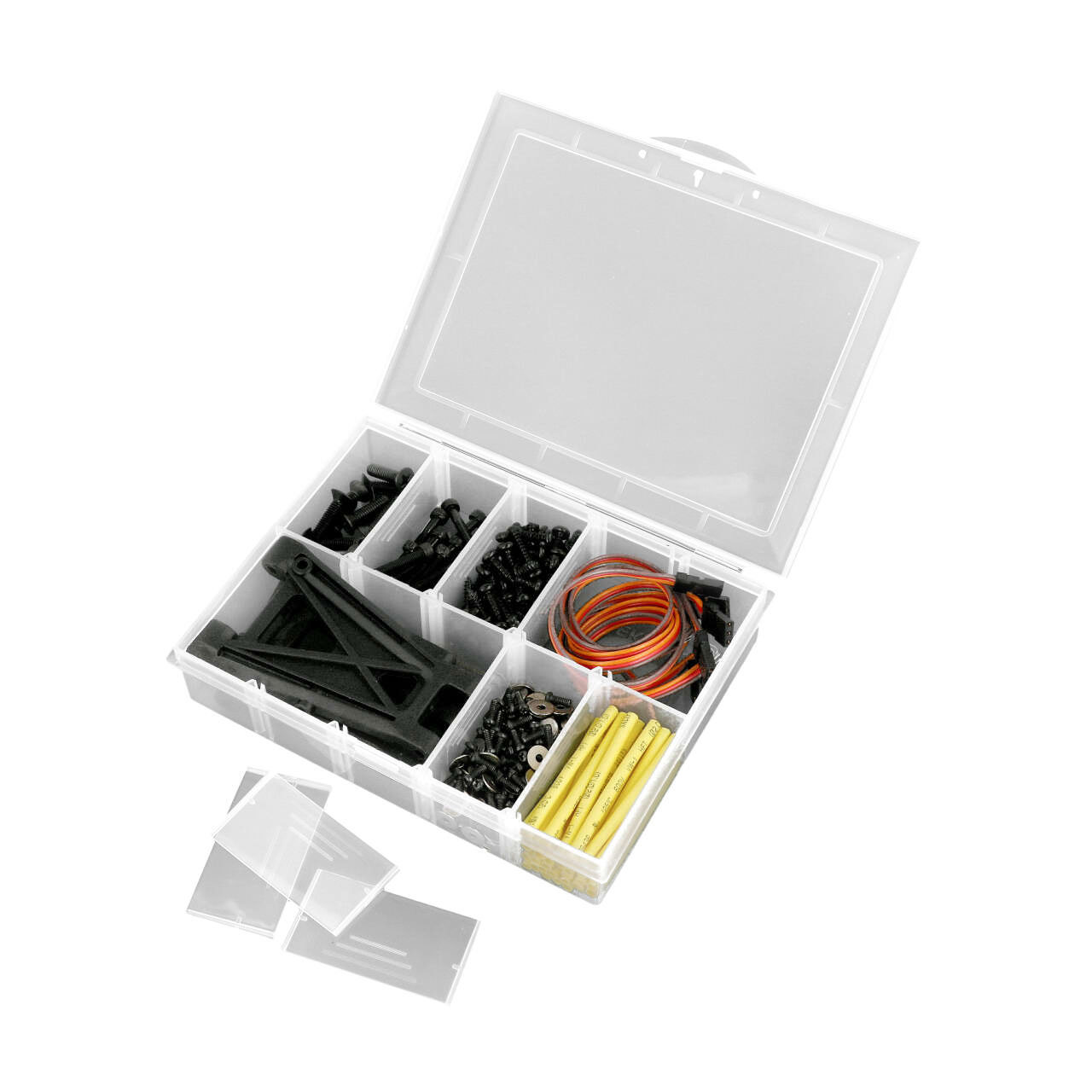 Robitronic Sortierkasten 10 Fächer variabel 134x100x29mm R14032