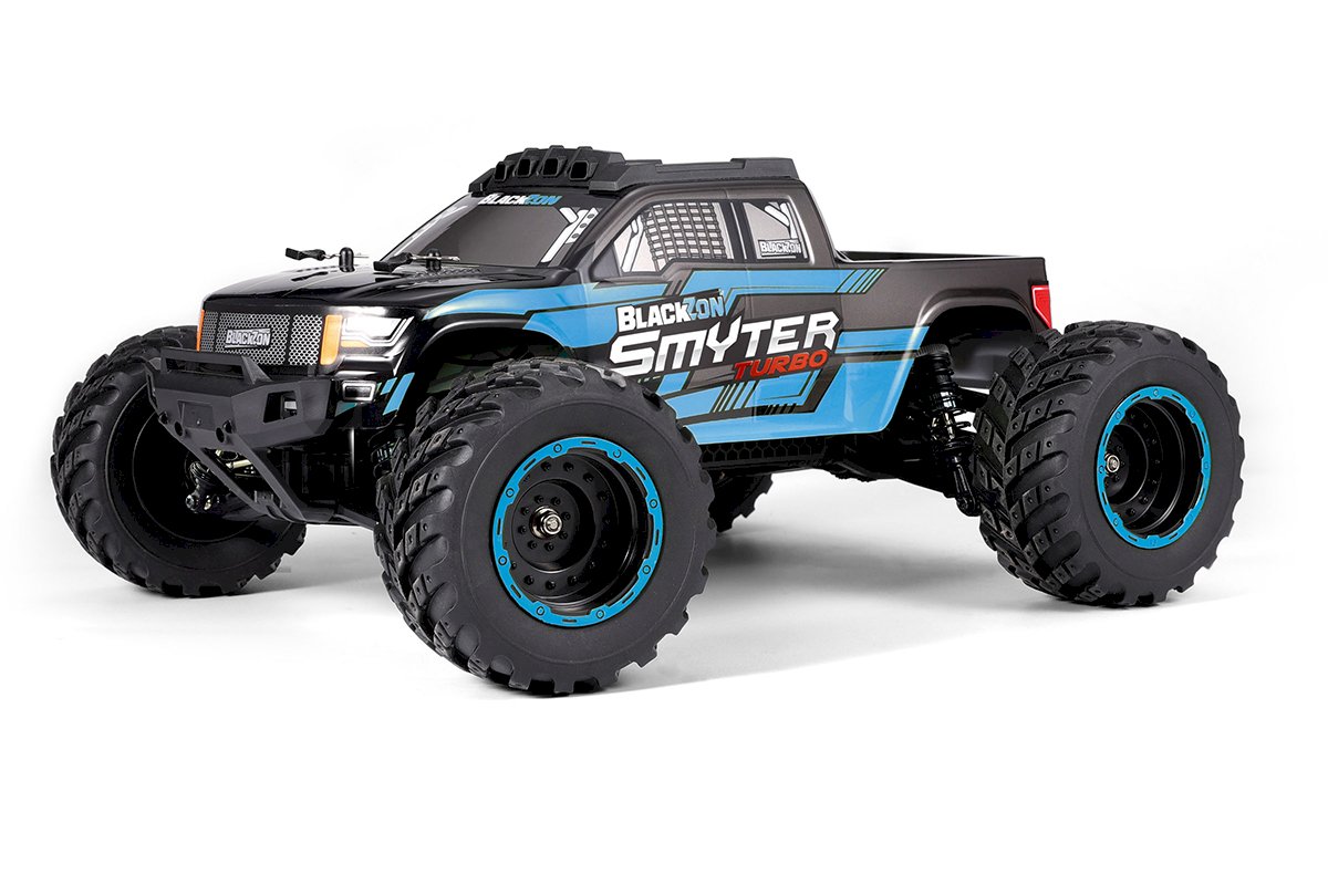 BLACKZON Smyter MT Turbo 1/12 4WD 3S Brushless Monster Truck Blau 540252 - Abbildung 1
