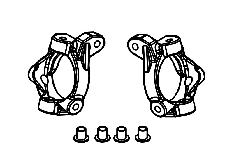 Absima C-Mounts L/R 1610103