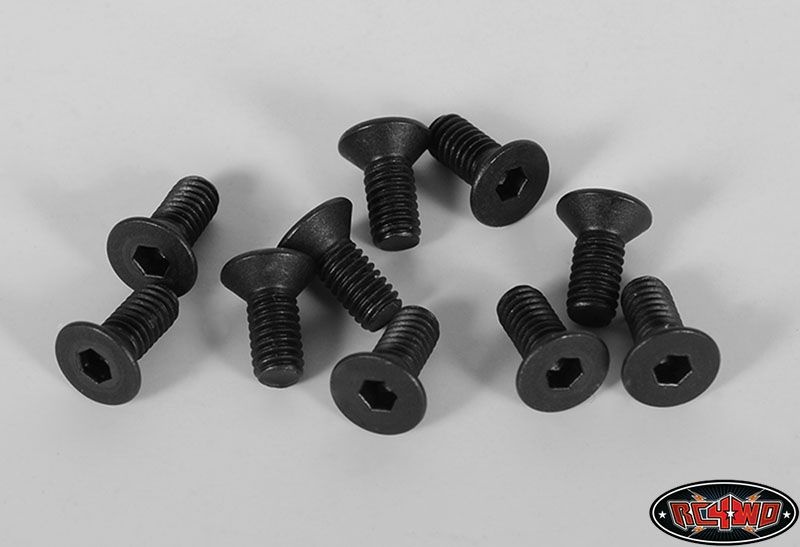 RC4WD Steel Flat Head Socket Cap Screws M2.5 x 6mm (10) Z-S1205
