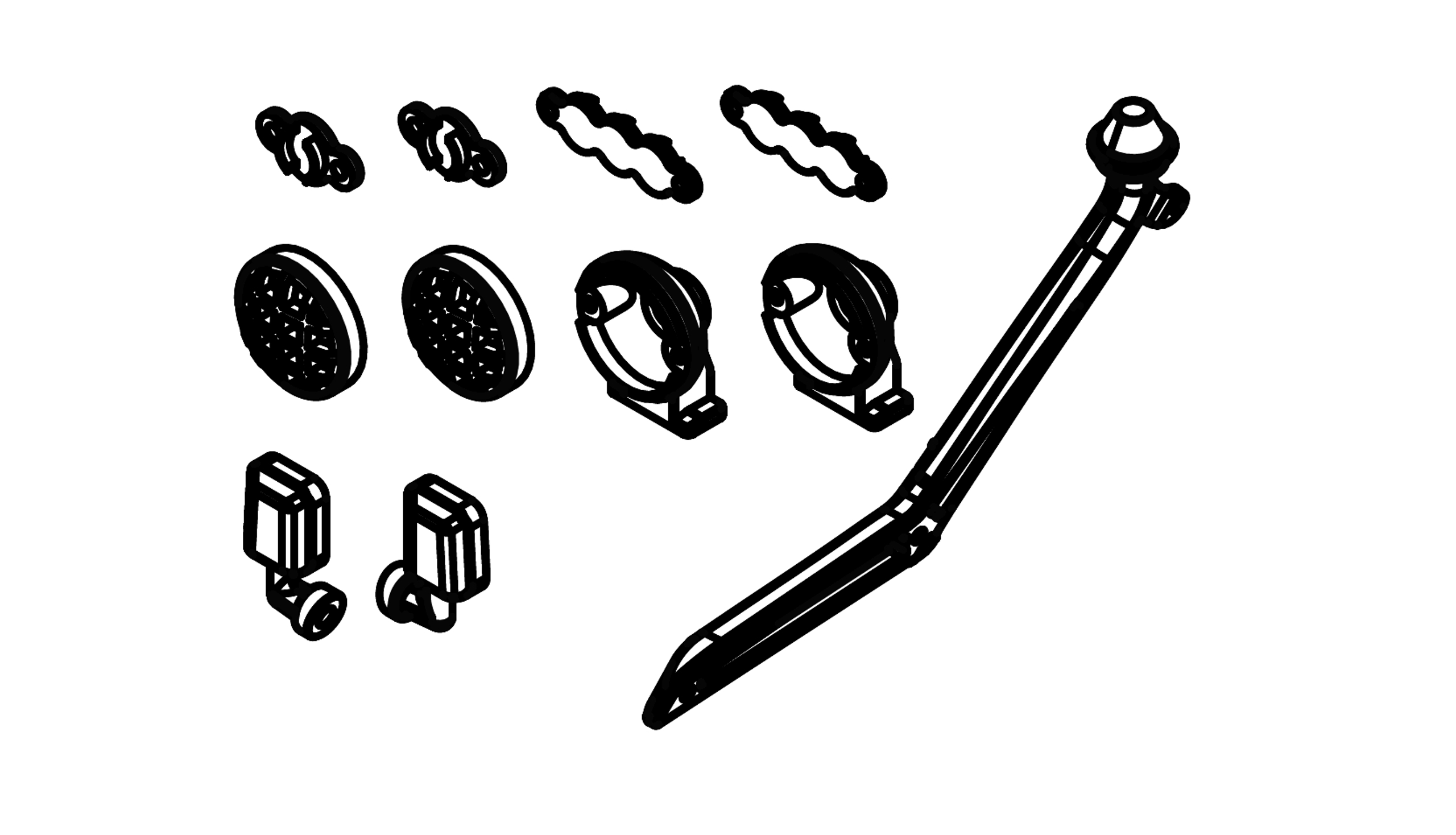 Amewi Karosserie Anbauteile Set 2 17223025