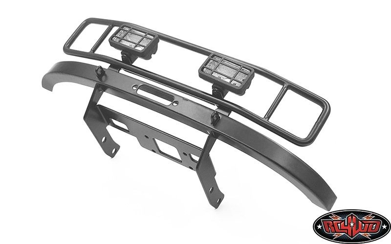 RC4WD Ranch Steel Front Winch Bumper w/ Lights VVV-C0934
