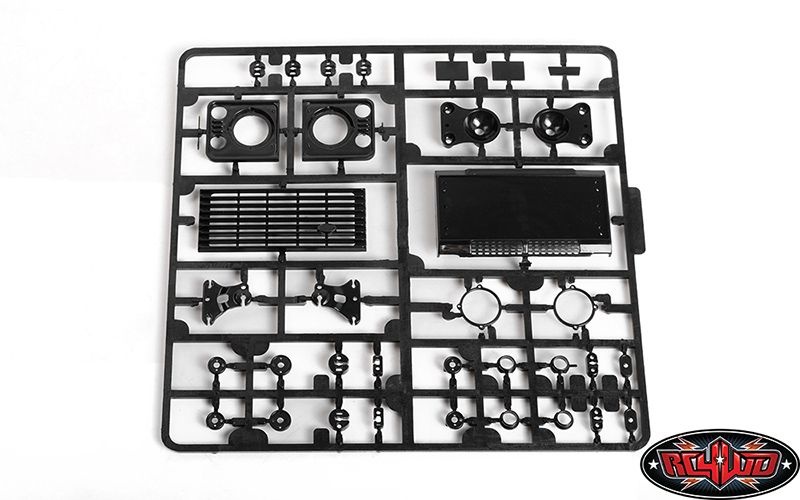 RC4WD 2015 Land Rover Defender D90 Light and Grill Details Z-B0232