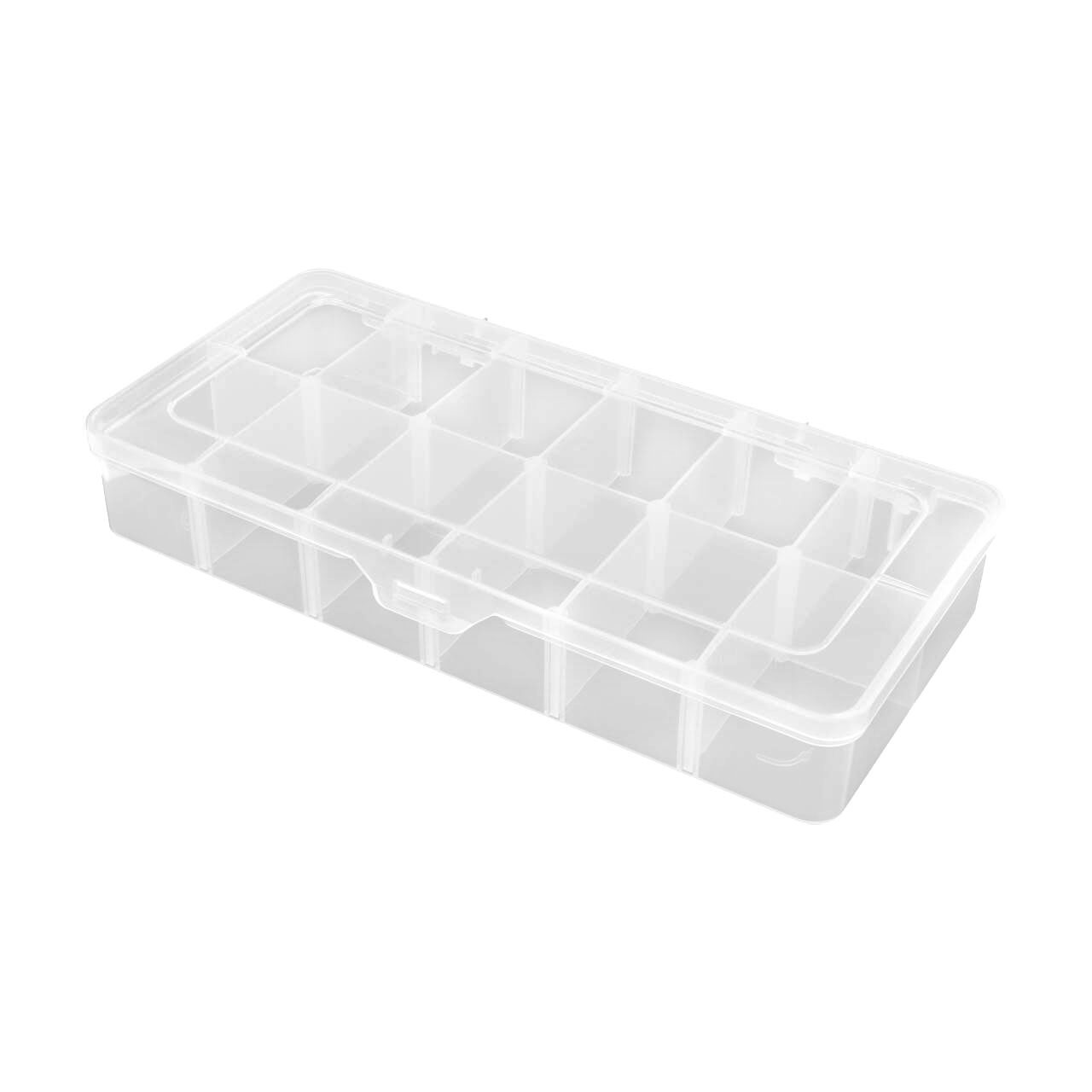 Robitronic Sortierkasten 12 Fächer variabel 260x125x43.5mm R14033