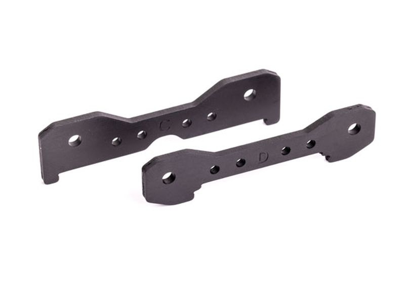 Traxxas Tie-Bars hinten 6061-T6 Alu dunkel-Titan eloxiert 9528A