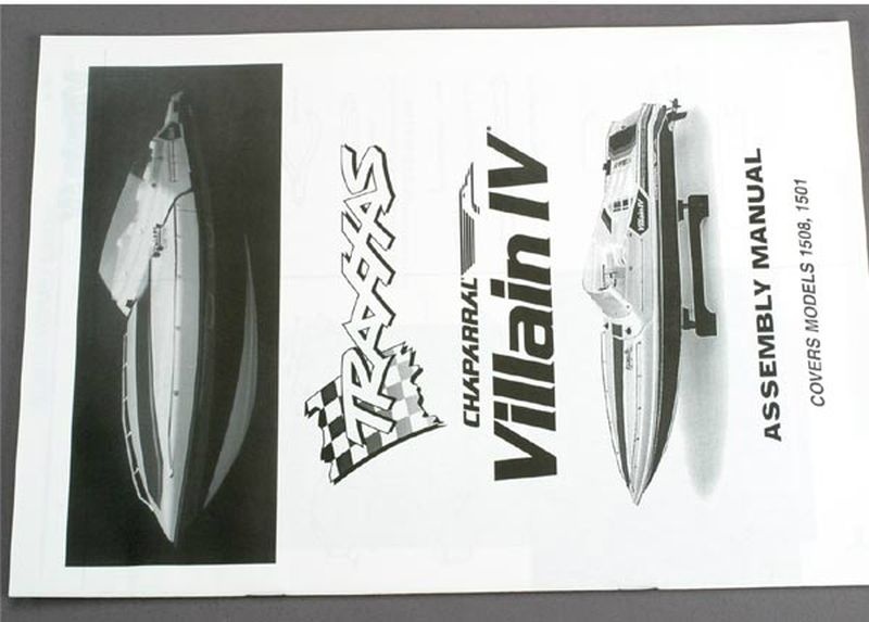 Traxxas VILLAIN MANUAL 1599