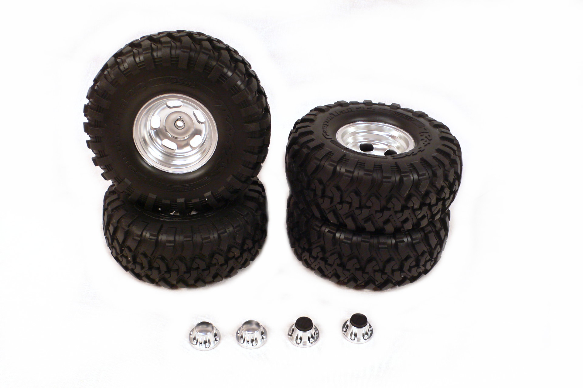 Traxxas TRX-4 Crawler Canyon Trail 2.2 Räder Satz Reifen Satin Felgen 8159