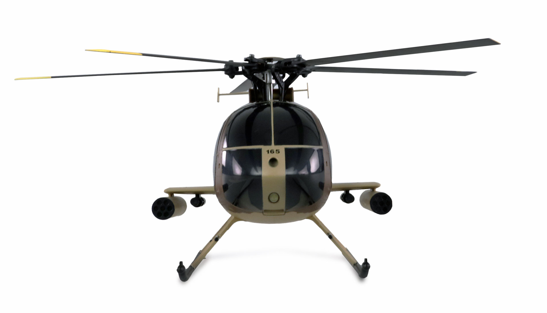 Amewi AFX MD500E Militär brushless 4-Kanal 325mm Helikopter 6G RTF braun 25336 - Abbildung 4
