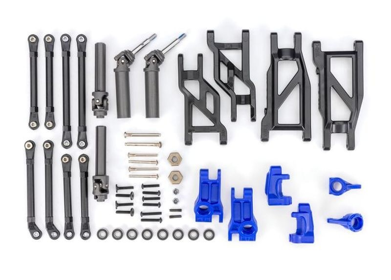 Traxxas Antriebswellen & Aufhängungs-Set HD blau 2WD Rustler, Stampede 9180-BLUE